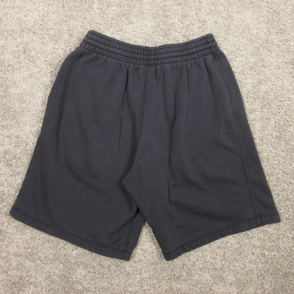 Jordan Shorts Mens Large Black Sweat Fleece Jump Man Logo Basketball Casual 9